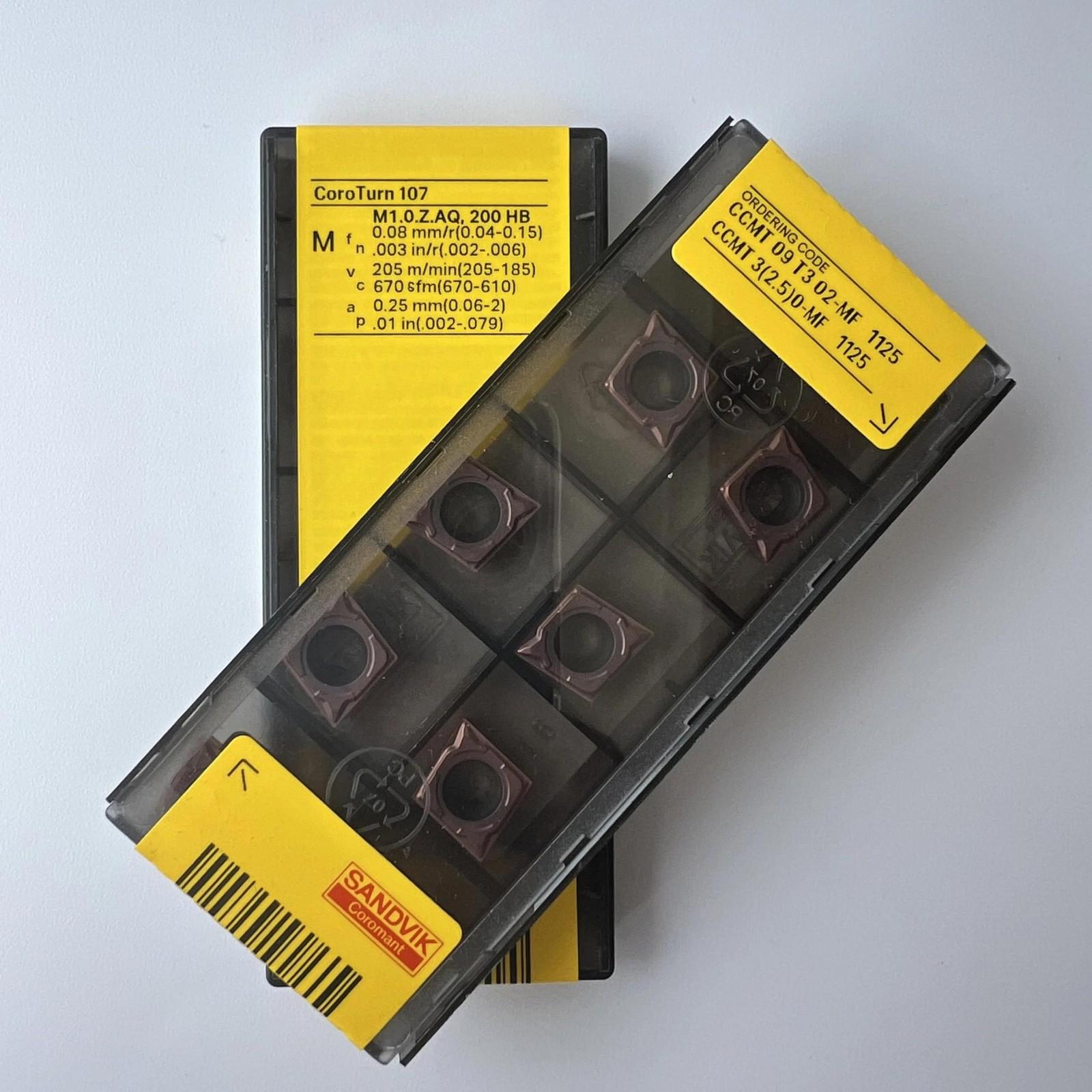 

Original Sandvik / CCMT09T302-MF 1125 / Original Carbide Blade 10 Pcs