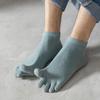 Ankle Hosiery Men's Five Finger Socks Cotton Male Mesh Five Toes Socks Sweat-absorbing   Sports