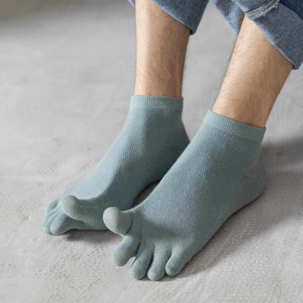 

Хлопковые мужские сетчатые носки с пятью пальцами, спортивные носки, мужские носки с пятью пальцами, модные летние