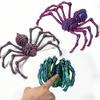 3D Printing Spider Animals Toy Realistic Colorful Spider Figurine Articulated Fidget Toy for Spider Lovers Halloween Home Decor