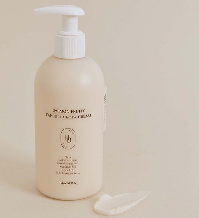 HEVE BLUE Lachs Fruchtig Centella Körpercreme 300ml