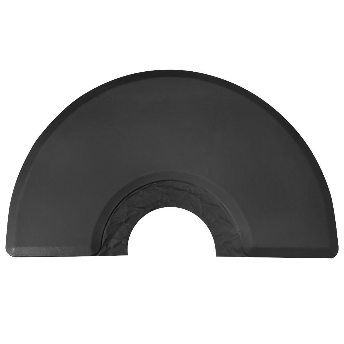 

Коврик для парикмахерского кресла, нескользящий, черный, полукруглый, резиновый, коврики для парикмахерского кресла, коврики для салона красоты, парикмахерские принадлежности розы красного