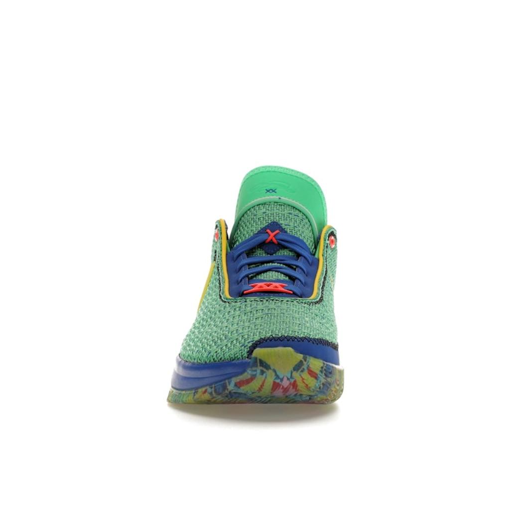 Nike Dětské tenisky LeBron 20 GS Kaleidoscope Green Electric-Algae Game-Royal DV3021-300