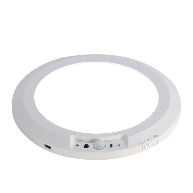 Wireless LED Ceiling Night Light for Hallway, Bedroom, and Corridor - Induction Charging, Home Decor Fixture