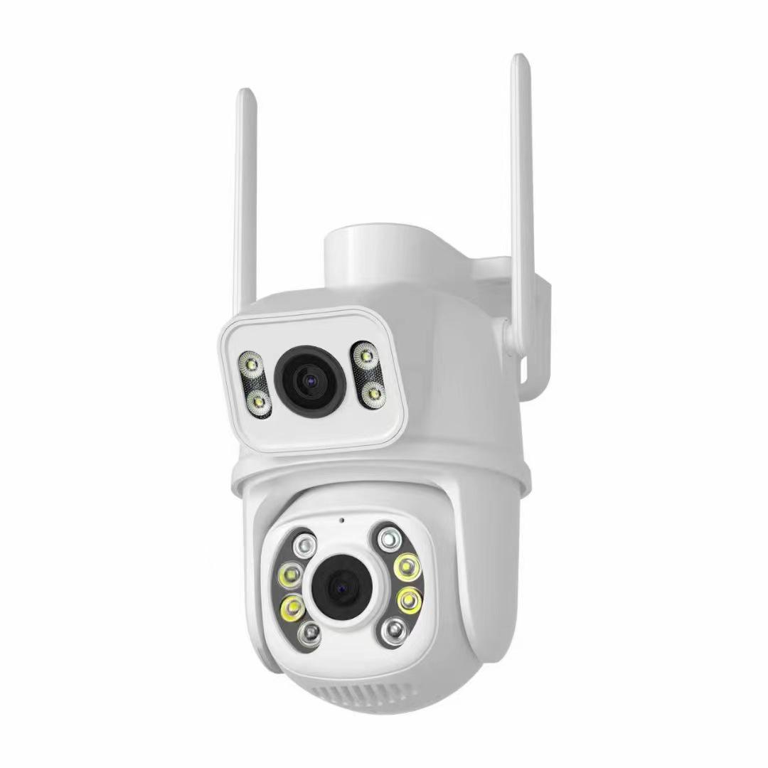 

iCSee Dual-Lens 6MP Wireless Surveillance Camera with Night Vision and Full-Color HD Monitoring
