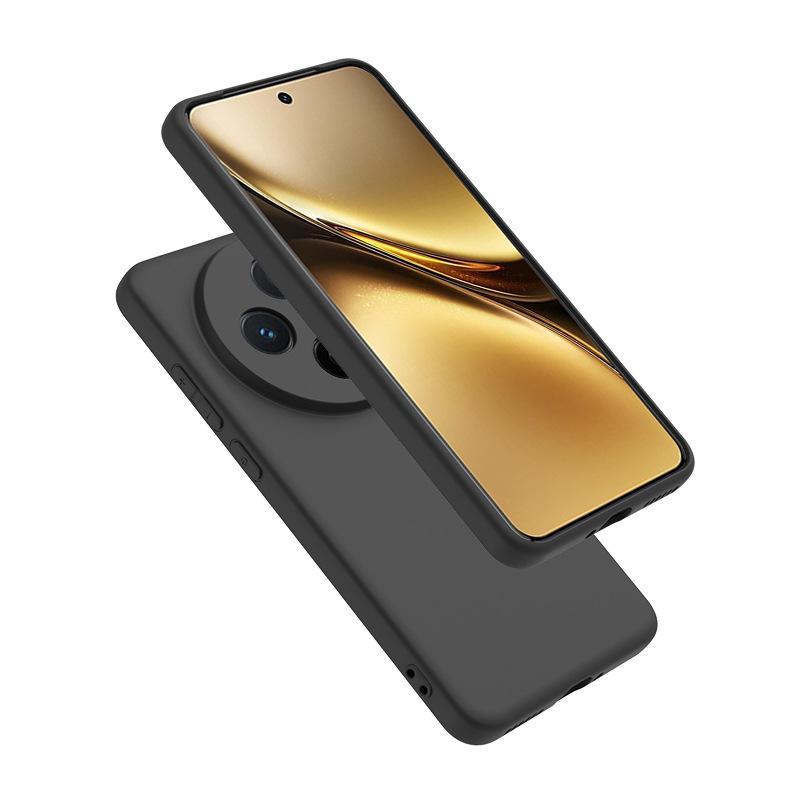 Applicable to VIVO X200 ULtra black matte mobile phone case X300 Ultra all-inclusive leather case without powder TPU