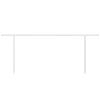VidaXL Awning Pole Set, Replacement Awning Poles, Tent Support Pole for Terrace Patio Garden, White 315095