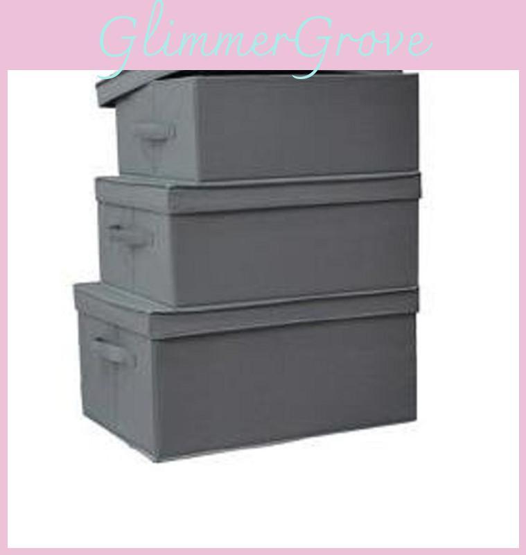 Oxford Cloth Storage Bench With Foldable Design For Living Room Organization