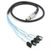 Mini SAS SFF8644 To 4 SATA Ports 12Gb Cable 50Cm