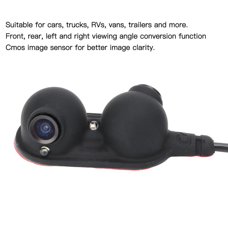 Car Side View Camera HD Night Vision Blind Spot Camera Shockproof Safe Parking Wide Angle for Truck RV Van Trailer