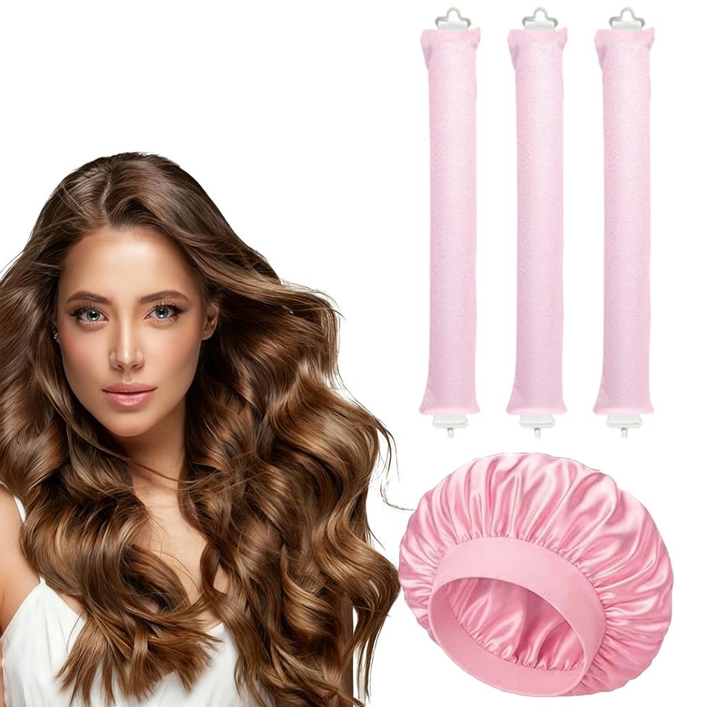 Hitzefreier Lockenstab für Frauen, faules Haar-Locken-Artefakt, europäischer und amerikanischer einfacher Scheiben-Haar-Großwellen-Schlaf-Scheiben-Haar-Gerät