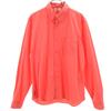 Long Sleeve Button Down Shirt 41 Red Men's Used