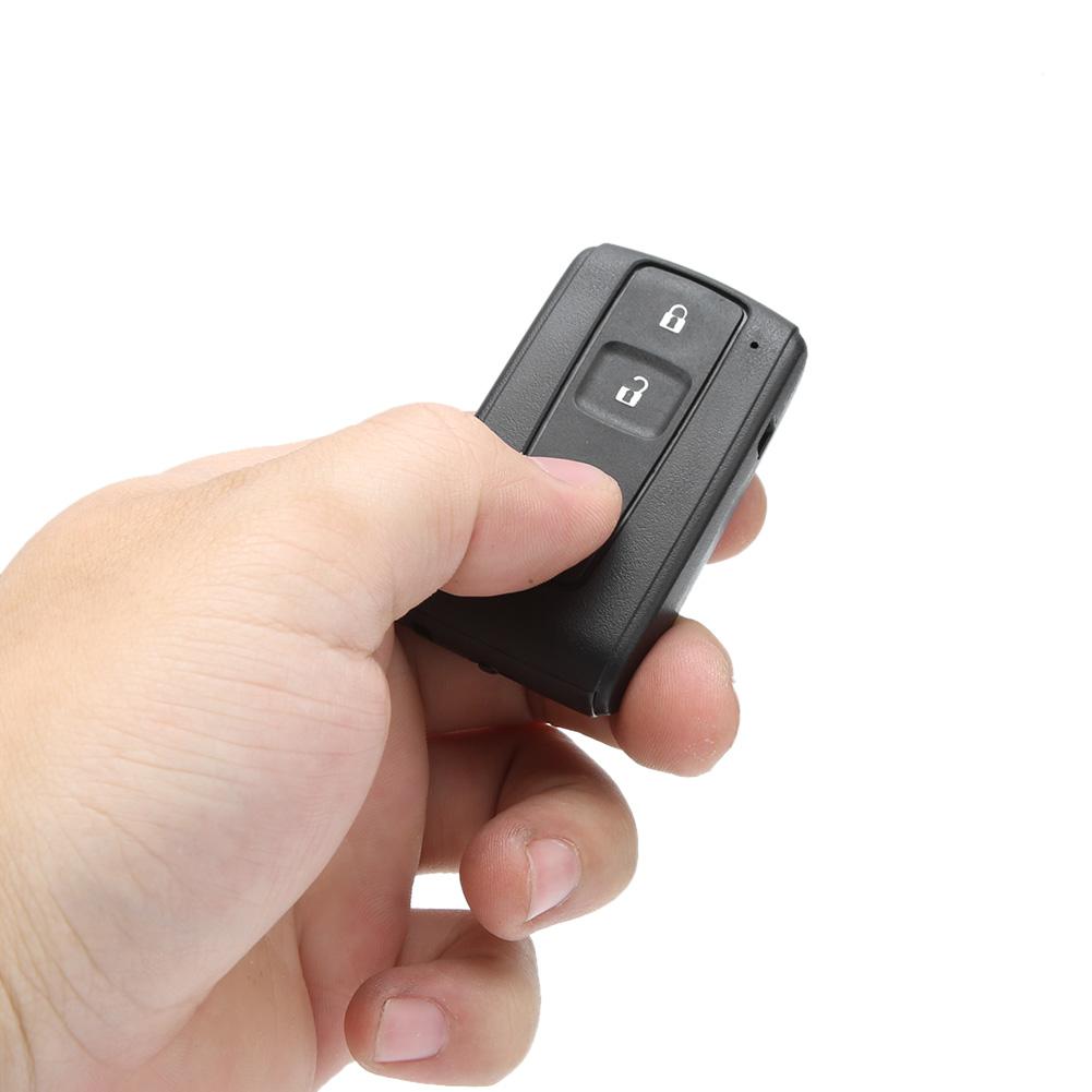 2 Buttons Car Key Fob Case Cover Remote Key Shell with Key Embryo Fit for Toyota Prius