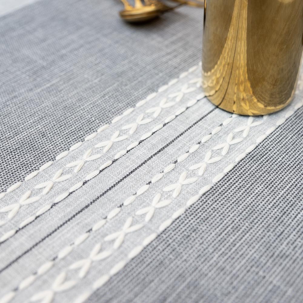 Modern Simple Tablecloth Imitation Cotton And Linen Fabric Home Dining Table Cloth Ins Coffee Table Mat Picnic Mat Home Tablecloth