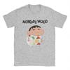 Miniso Monday Mood Sleepy Crayon Shinchan Funny Women Cotton Tees Short Sleeve Funny Cute T Shirts Crew Neck Merchandise Print