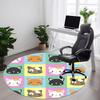 1pc Cat Faces Office Round Area Rug,  Mat Suitable ForOffice, Under Office Chairs Bedroom Living Room Home Decor, Room Deco