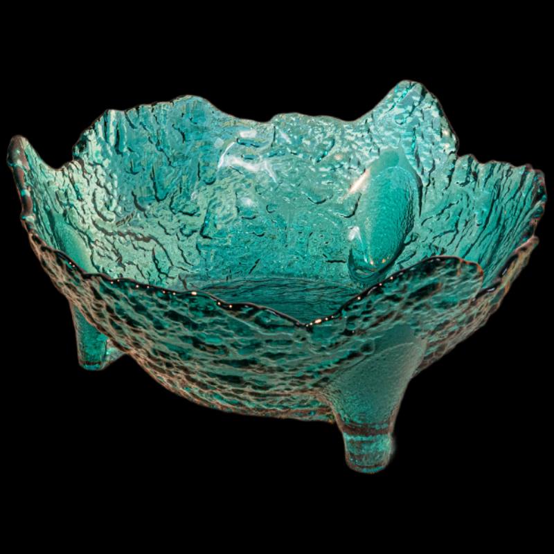 Flavinmci European Style Glass Fruit Salad Bowl