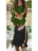 Spring Women's Solid Color Slim Fit Backless Long Sleeve Short Dress