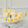 6 Stück Nachahmung Handgewebte Gänseblümchen: Haus, Büro Mehrzweckdekoration, Charmante Dekoration, Weihnachten, Künstliche Blume Geschenk