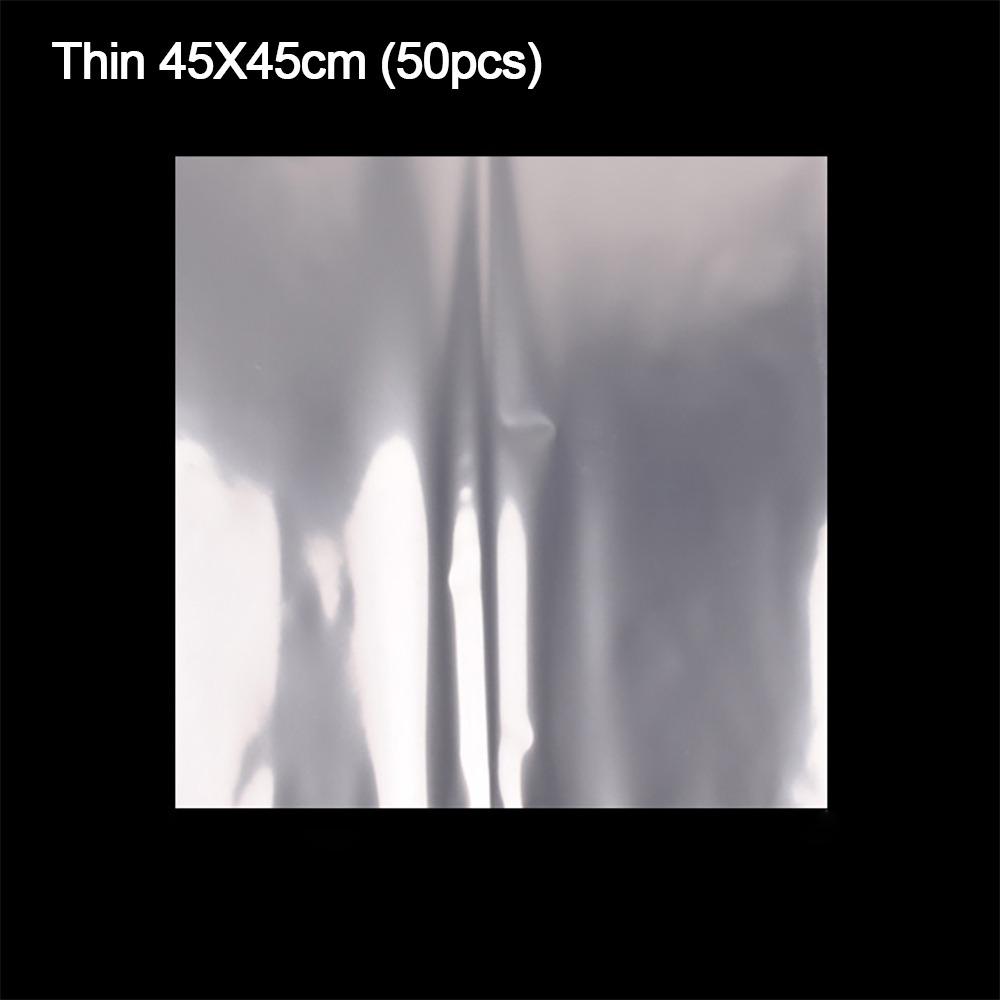 

Тонкая упаковка Пластиковая пленка Толстая упаковка Рулон Новая упаковка для букетов цветов Корзины Thin 45X45cm-50pcs