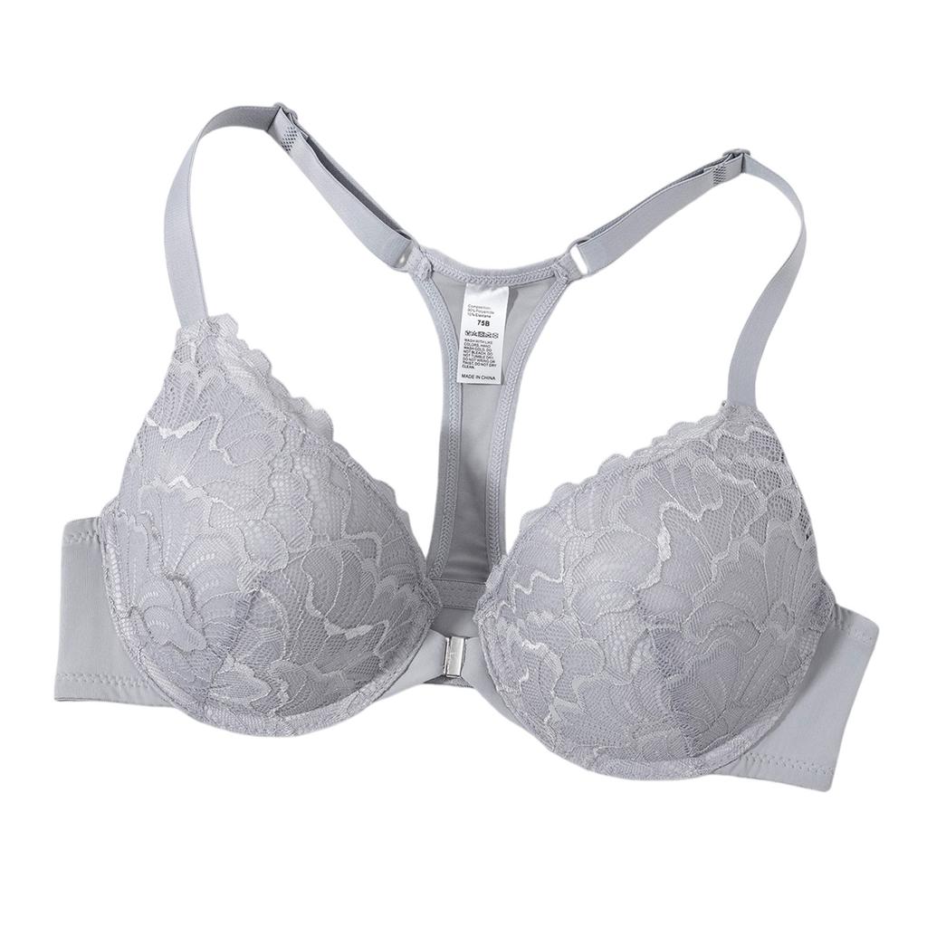 Exclusive for Lace French Sexy Gathering Large Size Bra Adjustable Comfortable Front Buckle Beautiful Back Underwear