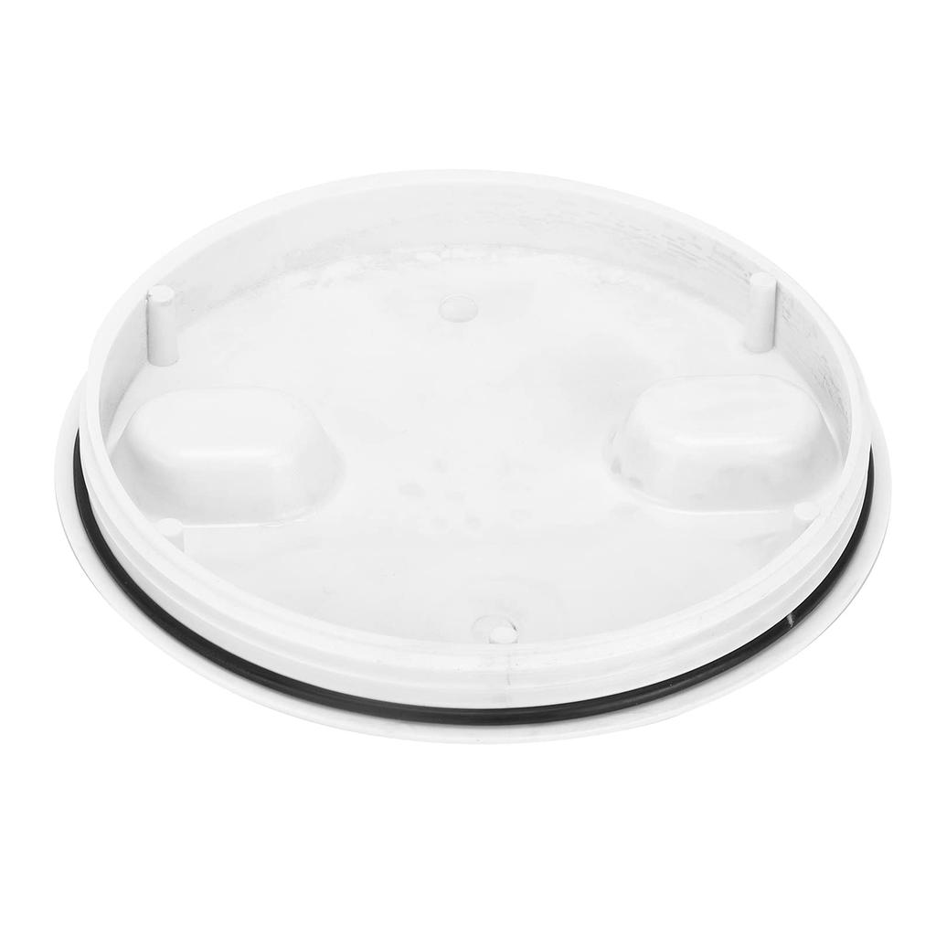 Boat Round Inspection Hatch, 6" Deck Plate Inspection Hatch Cover Round White Non Slip Anti Aging Marine Yacht Parts