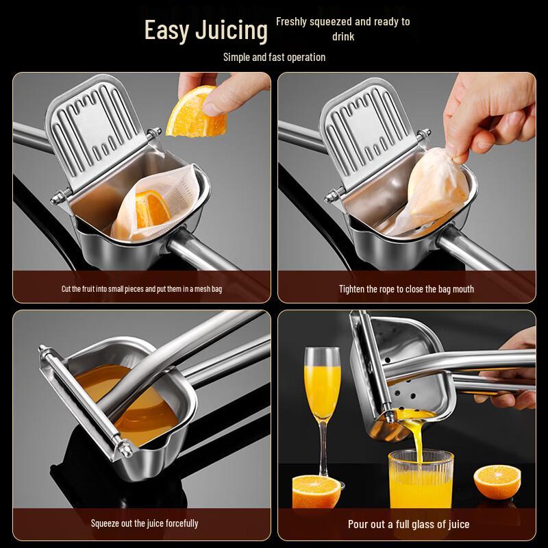 Stainless Steel Manual Fruit Juicer
