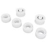 4 Pack Guide Wheels Replacement Pool Cleaner Guide Wheels with 2 Pully Gears for Maytronics for Dolphin