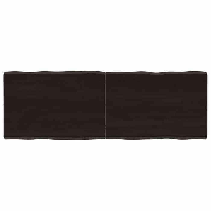 VidaXL Table Top Solid Oak Wood Treated Matching Edge 364022