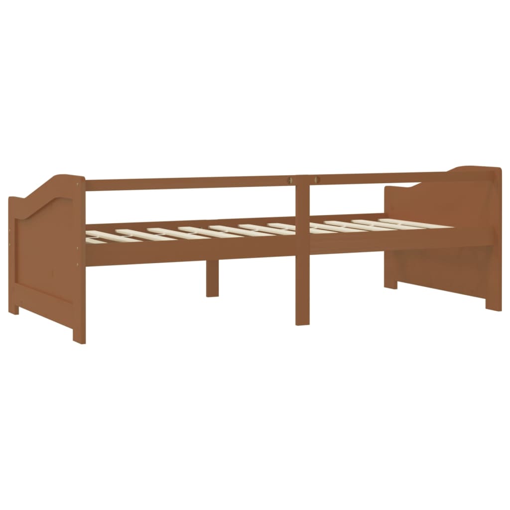 Vidaxl 3-Osobowa Sofa/Łóżko, Miodowy Brąz, Sosnowa, 90 X 200 Cm