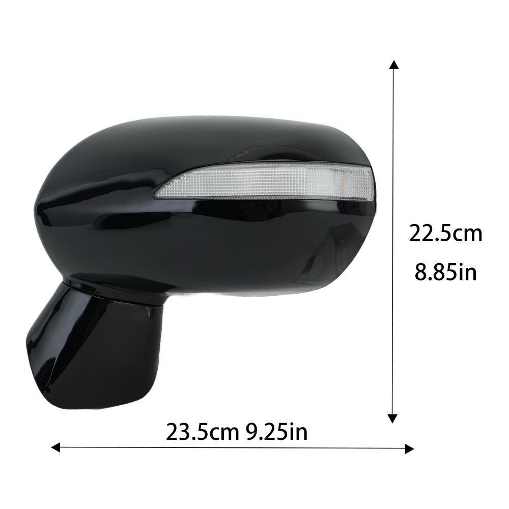 

5-контактный светодиодный фонарь заднего вида, боковое зеркало в сборе для Honda Fit 2005 2006 2007 2008 Honda jazz с электрической регулировкой, автозапчасть