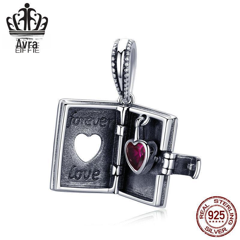 

Avle S925 Sterling Silver Love Letter Necklace Pendant DIY Accessory