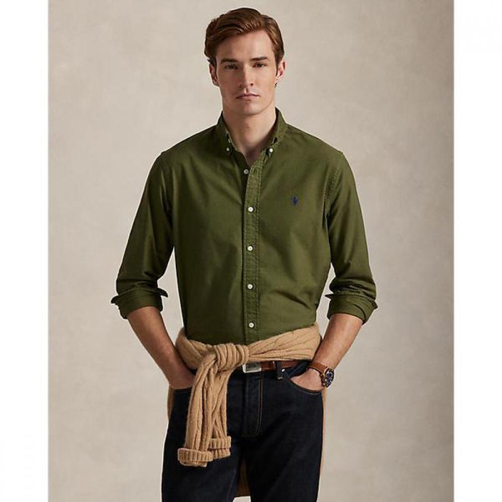 Polo Ralph Lauren Men S claSSic Fit garMent Dyed Oxford Shirt S