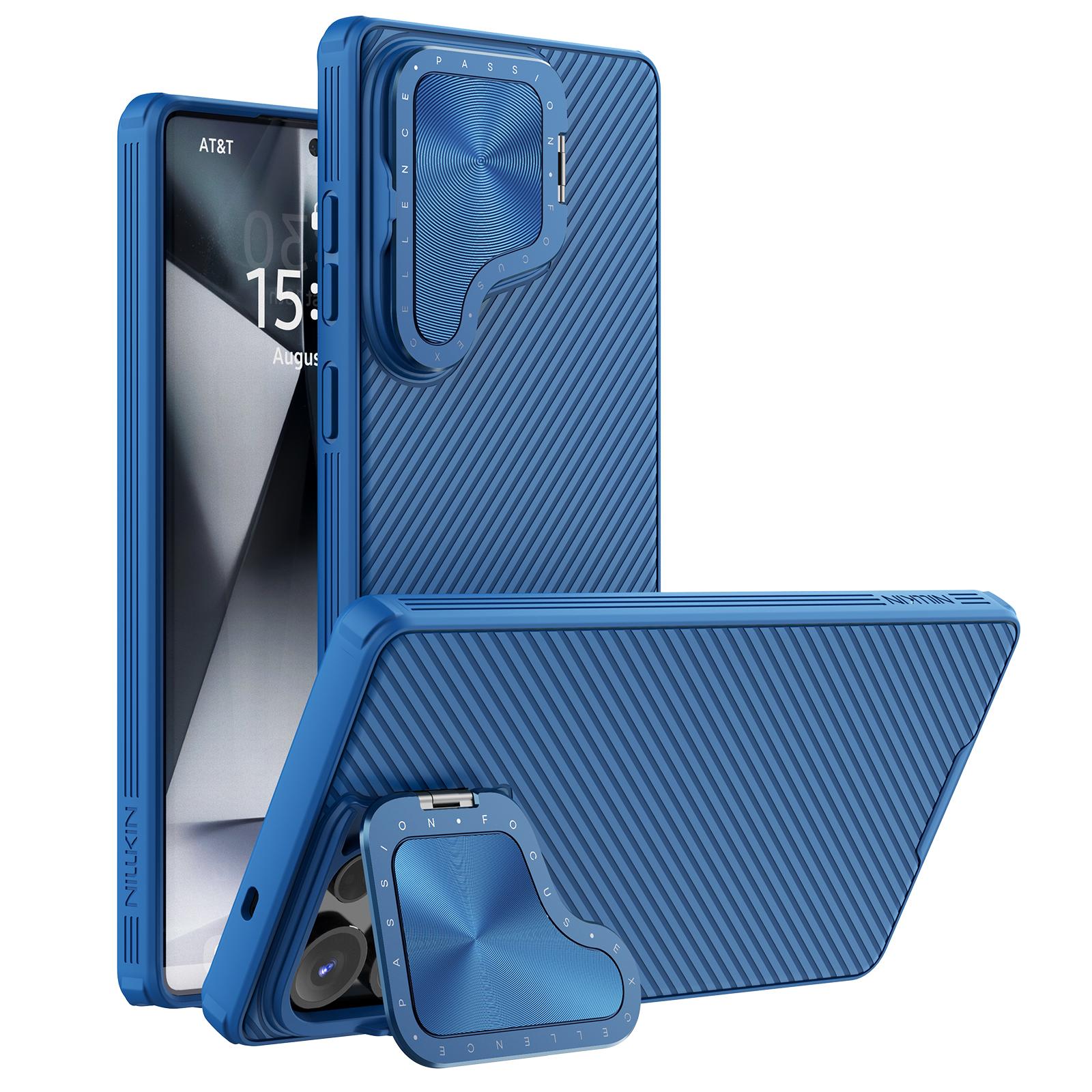 

NILLKIN Camshield Prop Series for Samsung Galaxy S25 Ultra Case Slide Camera Protection PC+TPU Phone Cover Blue