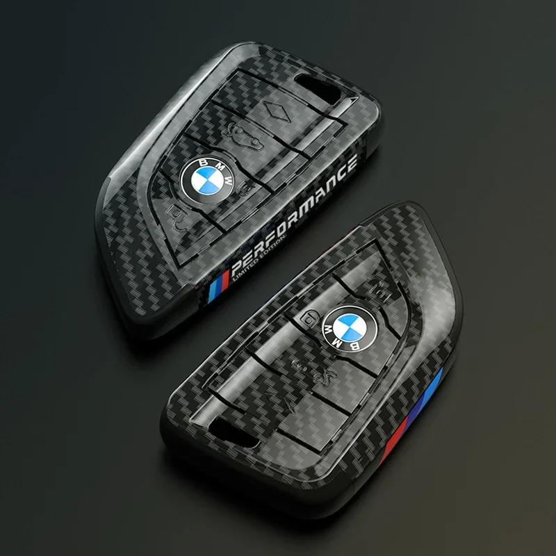 Key Case Cover Fibler Silicone For BMW X1 X3 X4 X5 X6 F15 F16 F48 G30 G38 525 540 740 1 2 5 7 Series 218i Case