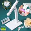 360° Rotating Handheld Nail Phototherapy Lamp with Straight Lamp Bracket  Multifunctional Bracket Nail Plate Baking Lamp