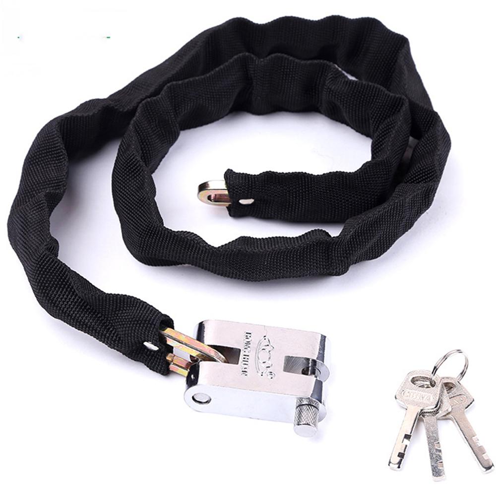 Bike Metal Cycling Security Anti-theft Heavy Duty Padlock Chain Lock Bike Accessories Bicycle Lock