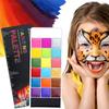 20-Color Oil-Based Face & Body Paint for Halloween & Christmas Makeup