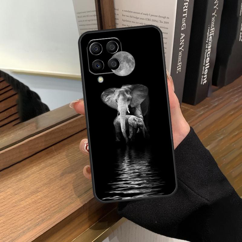 Elephant Baby Nature Case For Samsung Galaxy M35 M15 M55 M56 M36 M16 M06 M31 M13 M33 M53 M12 M32 M52 M14 M34 M54