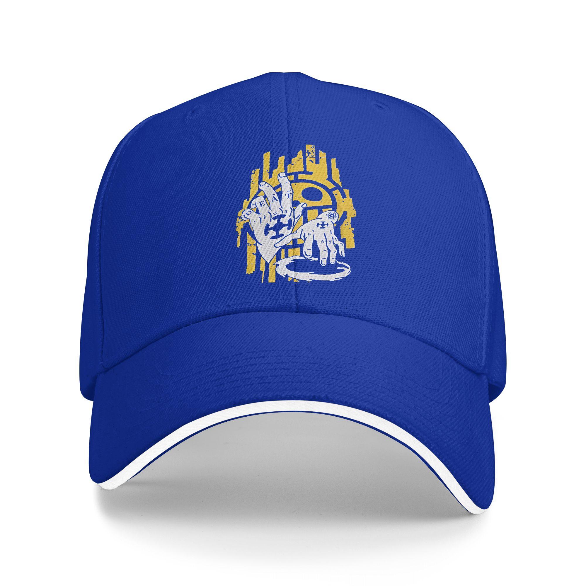 One Piece Trafalgar Law Logo Baseball Caps Casual Surgeon of Death Sandwich Caps Unisex Style Adjustable Headwear Sport One Size синий