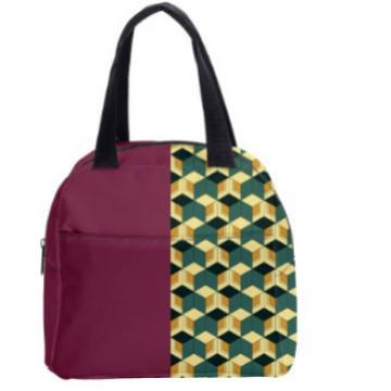 Digital Full Print Lunch Bag Children'S Meal Bag Student Picnic Bag Thermal Insulation Bag Bento Bag Handbag