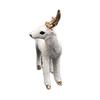 Realistic Reindeer Figures Christmas Decorations Plush Deer Model Collectible Table Desk Ornaments Home Decors Gift