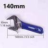 Adjustable Mini Wrench Lightweight Large Opening Short Handle Multifunctional for Plumbing and Bathroom Use