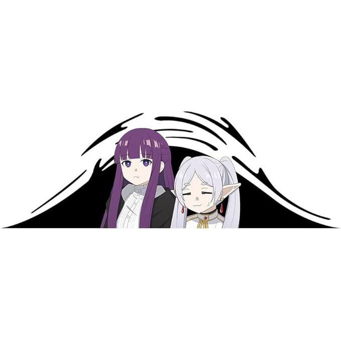 Anime Humor Stickers for Water Bottles, Bumpers, and Truck Windows