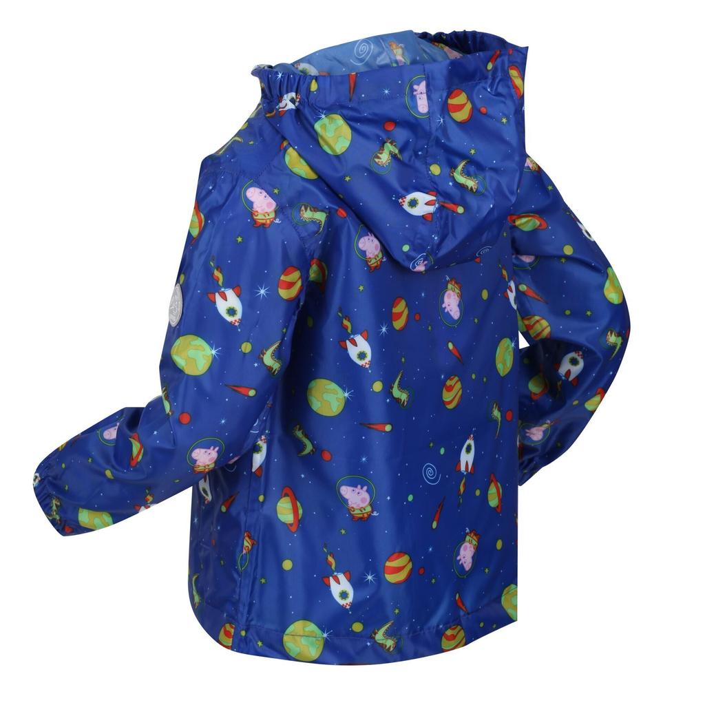 Regatta Childrens/Kids Peppa Pig Cosmic Packaway Raincoat