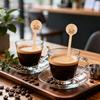50pcs Disposable Stirring Rod-5Centimeter Round-headed Wooden Coffee Stirring Stick Is Easy To Hold and Suitable for Both Hot and Cold Beverages -