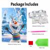 Disney DIY Pearl Art Olaf Themed Creative Pearl Painting Decorative Wall Art Creative Ornament Gift for Friends Desktop Decor