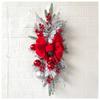 Christmas Staircase Garland Decor Hanging Ornament Holiday Home Decoration for Xmas Stairs Fireplace Party Decorations