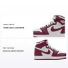 Air 1 Retro High OG GS Artisanal Red Kids Sneakers White Team-Red FD1437-160