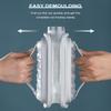 Ice Cube Tray 2-In-1 Portable Puck Making Water Bottle 17-Grid Silicone Ice Mold Folding Ice Cube Maker Home Kitchen Bar Gadgets